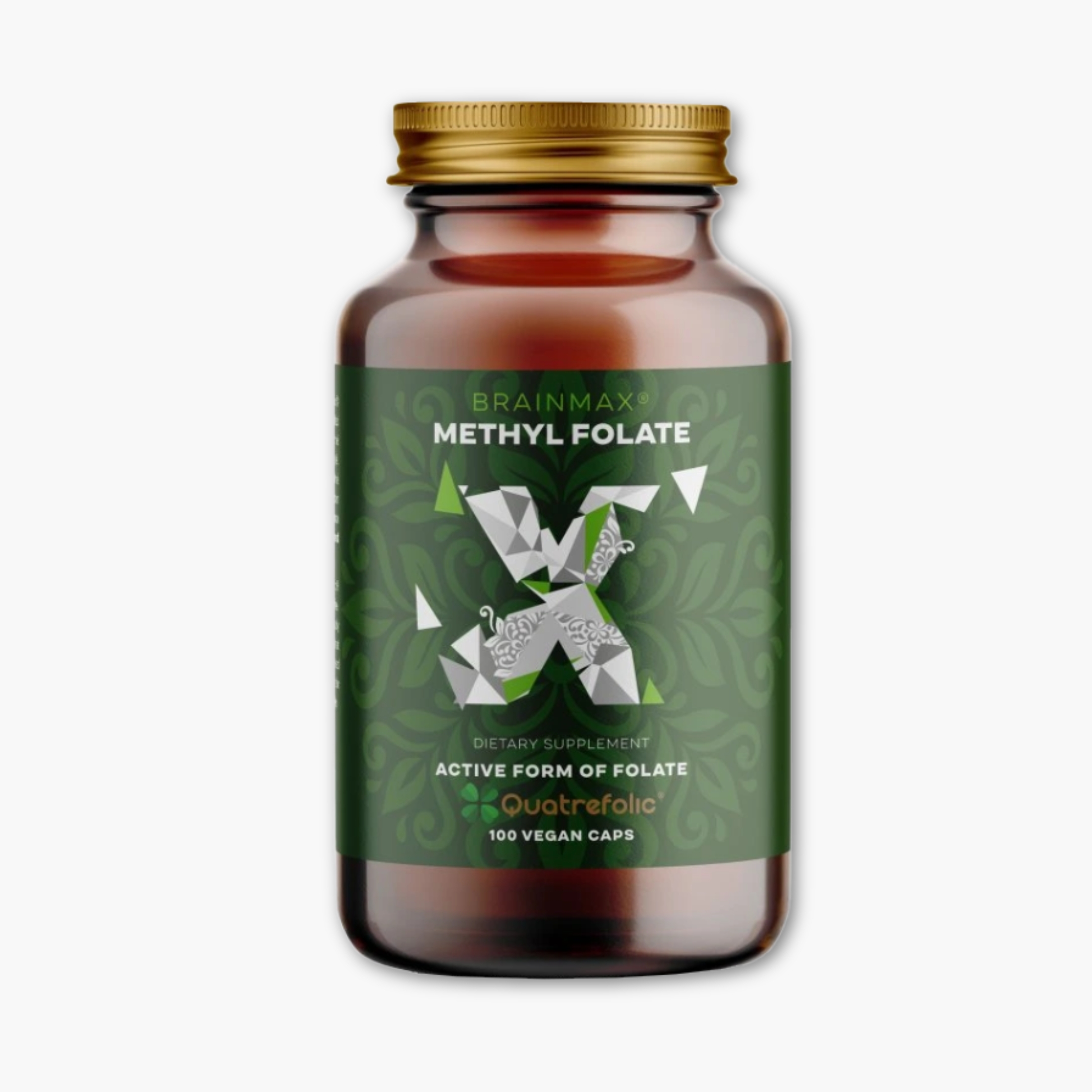 BrainMax Methyl Folate, Kyselina listová v aktivní formě, 400 mcg